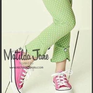 Matilda Jane Coastal leggings cropped sz 8
